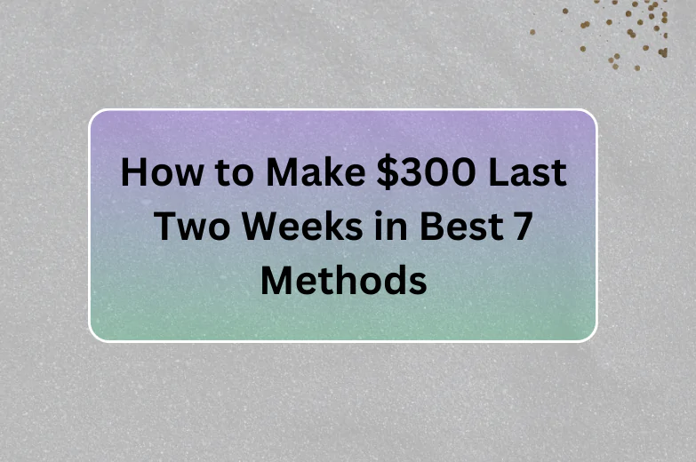 How to Make $300 Last Two Weeks in Best 7 Methods